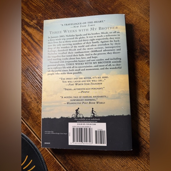 Nicholas Sparks book “Three Weeks with My Brother - Picture 2 of 7